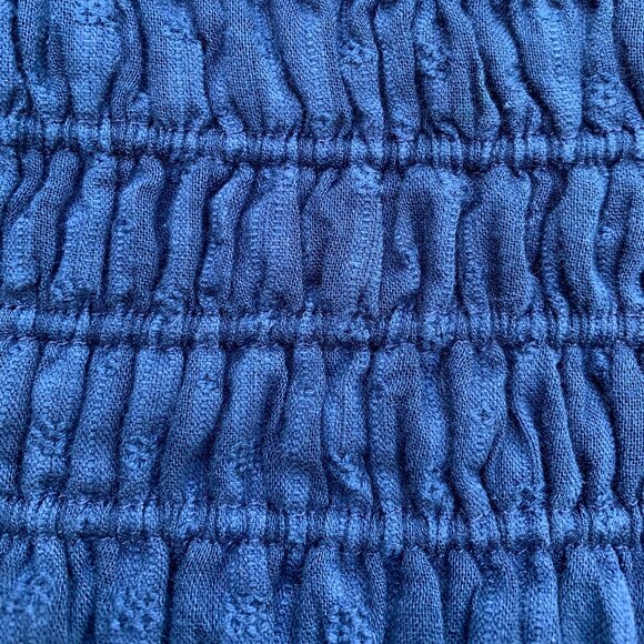 The Great. shirred waist woven pattern skirt - Picture 8 of 11